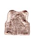CATHERINE Catherine Malandrino Gray Faux Fur Vest Size 2T - photo 2