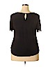 A New Day Black Short Sleeve Top Size XXL - photo 2