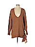 Free People Orange Pullover Sweater Size XS - photo 1