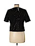 Ann Taylor Black Short Sleeve Blouse Size M (petite) - photo 2