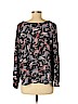 Ann Taylor LOFT Outlet 100% Polyester Black Long Sleeve Blouse Size M (petite) - photo 2