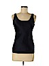 Ralph Lauren Black Label 100% Silk Blue Sleeveless Silk Top Size M - photo 1