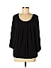 MICHAEL Michael Kors Black 3/4 Sleeve Top Size M - photo 1