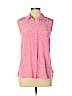Diane von Furstenberg 100% Silk Pink Sleeveless Silk Top Size 6 - photo 1