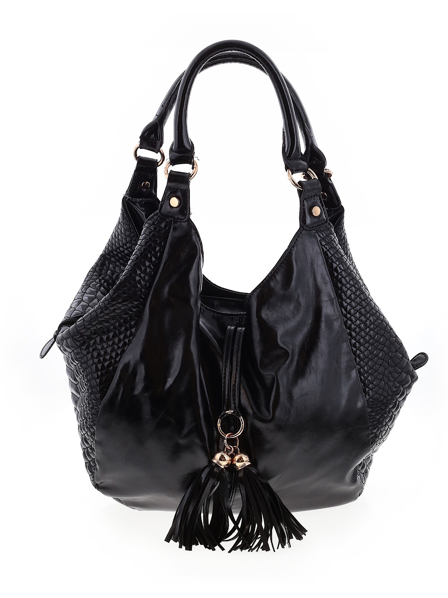 Big Buddha Solid Black Shoulder Bag One Size - 60% off | thredUP