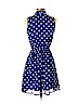 Forever 21 Blue Casual Dress Size S - photo 2