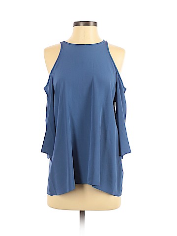 Tibi 3/4 Sleeve Silk Top (view 1)