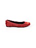 Salvatore Ferragamo 100% Suede Red Flats Size 6 - photo 1