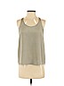 Theory 100% Silk Gray Sleeveless Silk Top Size P (petite) - photo 1