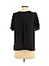 Ann Taylor 100% Polyester Black Short Sleeve Blouse Size S (petite) - photo 1