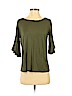 Ann Taylor LOFT Outlet 100% Rayon Green 3/4 Sleeve Top Size M - photo 1