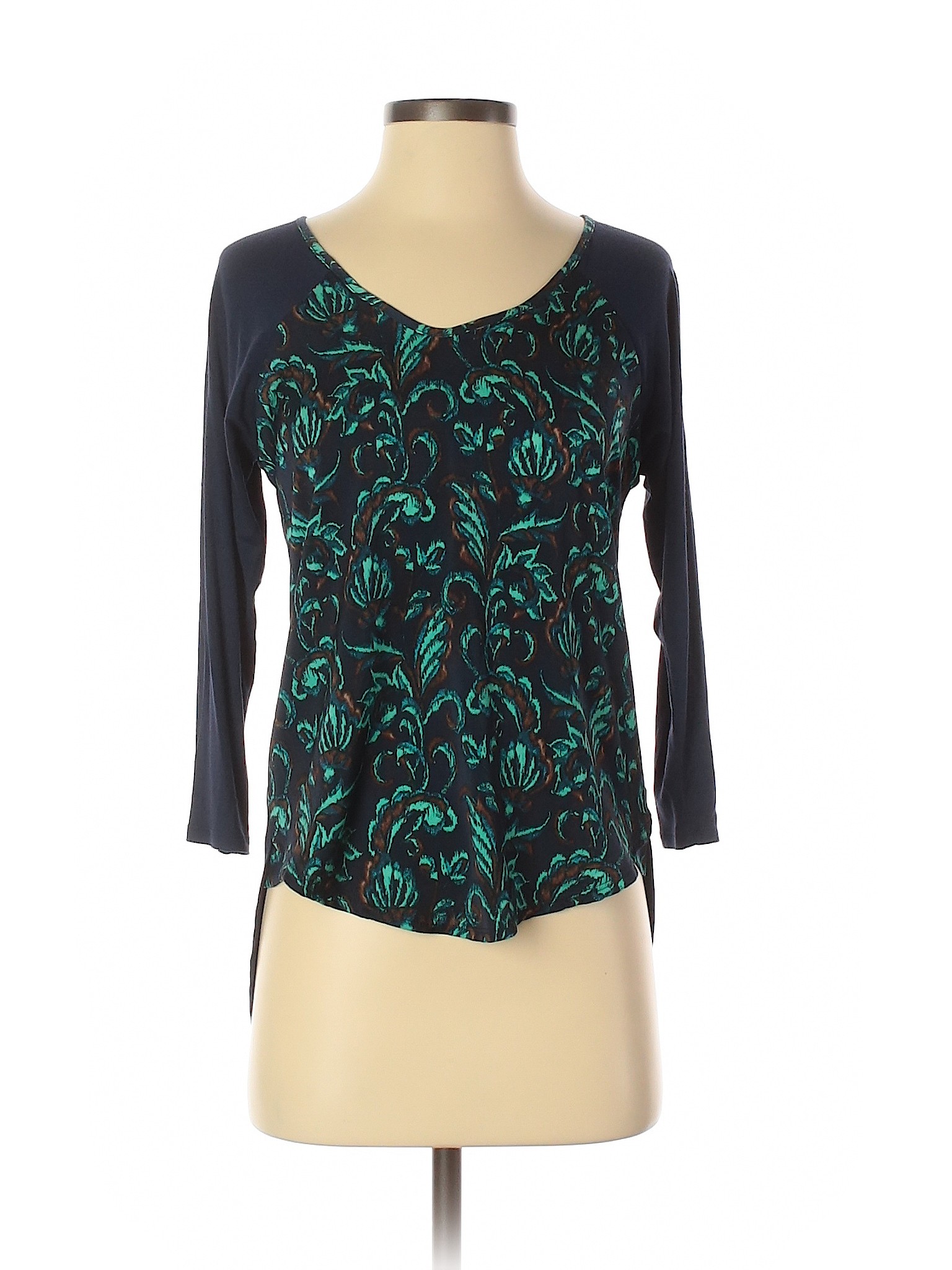 The Limited Women Green 3/4 Sleeve Top XS | eBay
