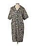 Rickie Freeman for T.J Nites 100% Linen Black Casual Dress Size 4 - photo 1