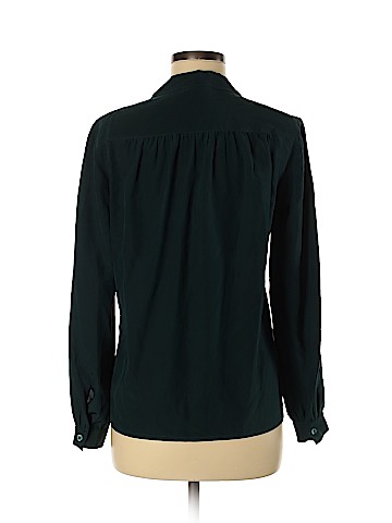 Alan Austin Long Sleeve Silk Top (view 2)