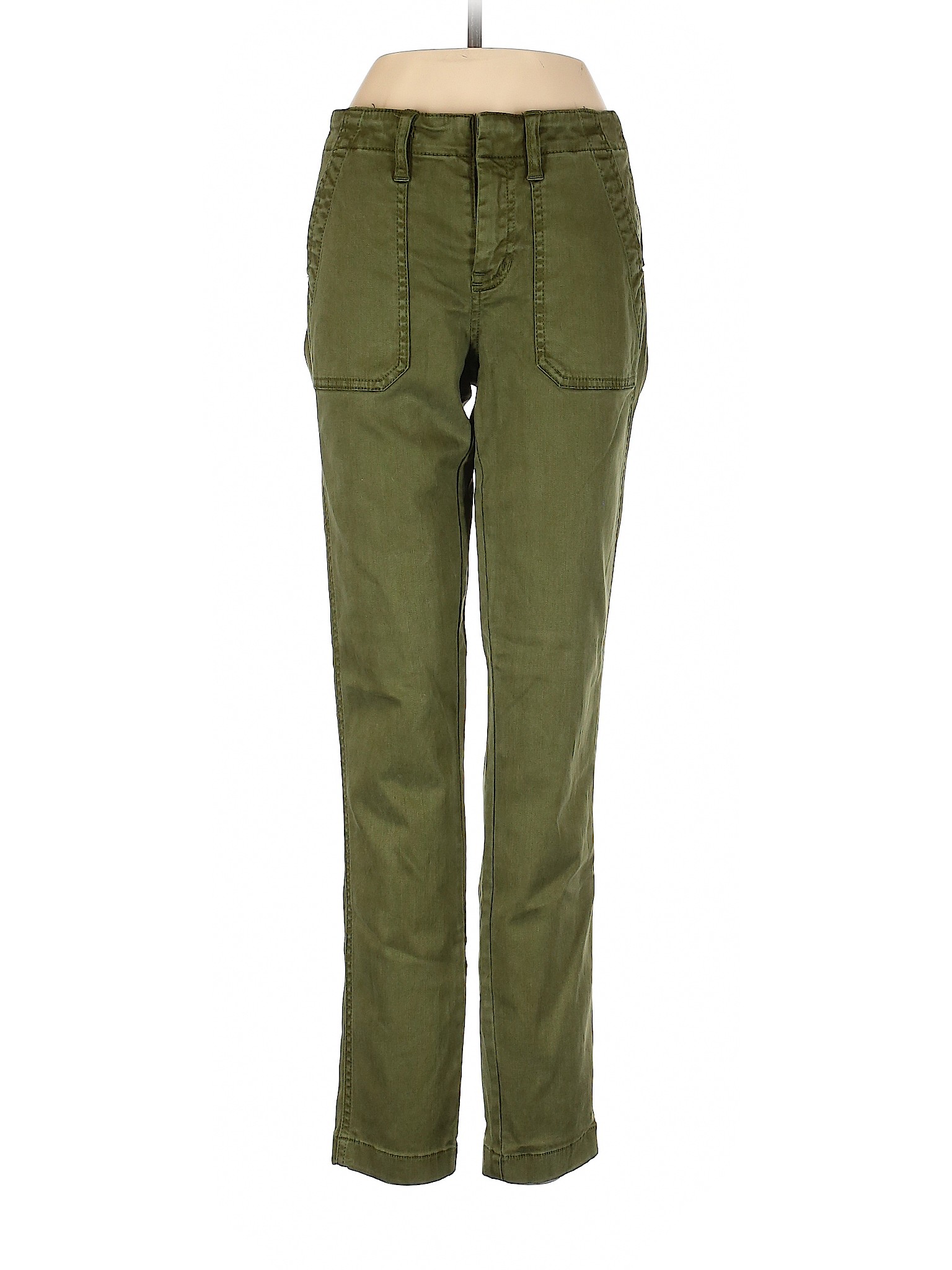 J. Crew Women Green Khakis 24W | eBay