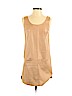 Vince. 100% Leather Tan Casual Dress Size 2 - photo 1