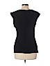 Laundry by Shelli Segal Black Short Sleeve Blouse Size 12 - photo 2