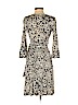 Diane von Furstenberg 100% Silk White Casual Dress Size 2 - photo 2