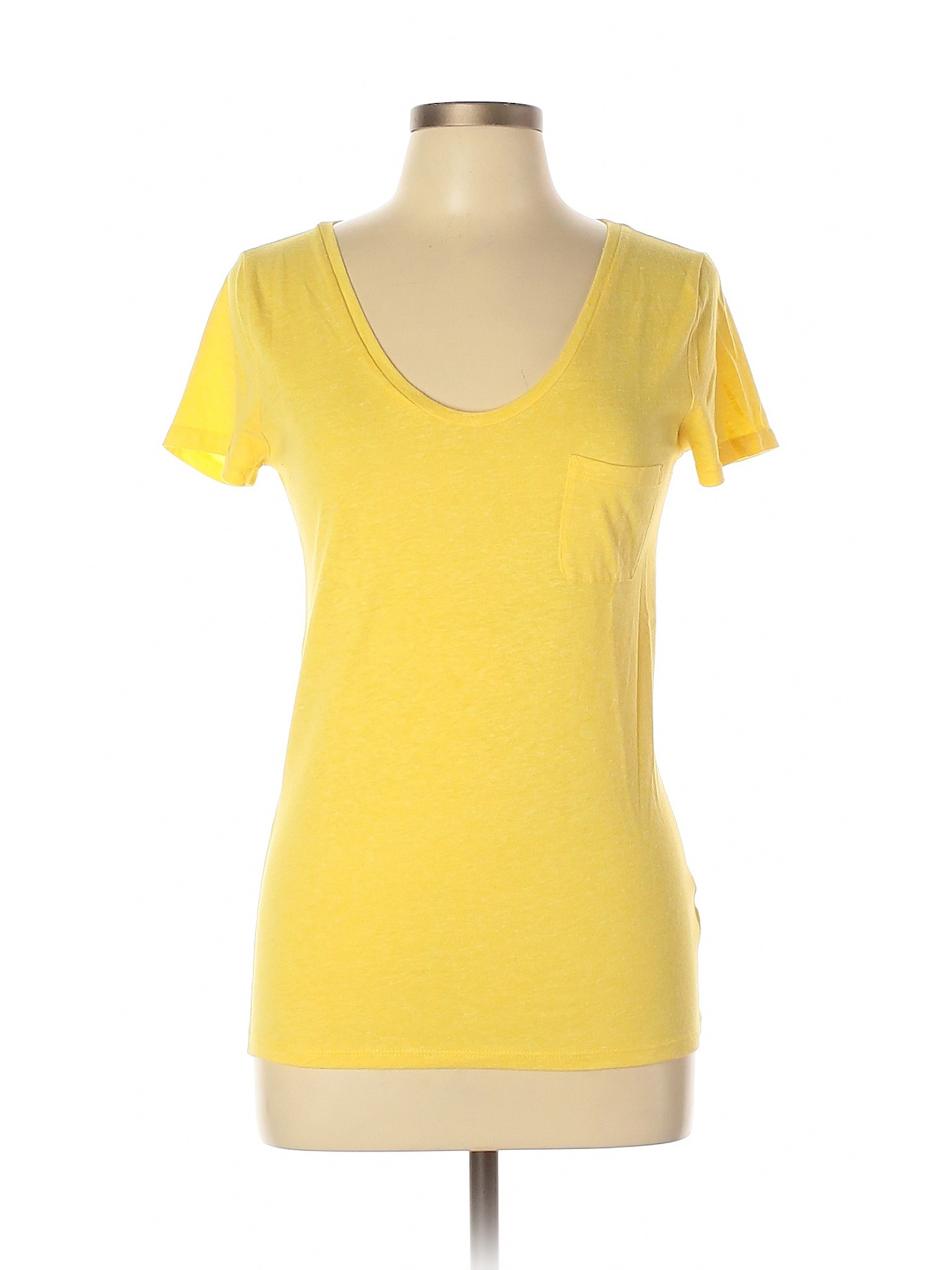 J.Crew Factory Store Women Yellow Short Sleeve T-Shirt M | eBay