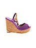 Jimmy Choo 100% Leather Purple Perla 120 Wedges Size EU 37 - photo 1