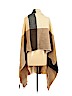 Zara 100% Acrylic Color Block Tan Wrap Size M - photo 2