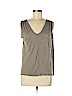 Lucky Brand 100% Viscose Brown Sleeveless Top Size M - photo 1