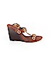 Tory Burch 100% Leather Brown Wedges Size 9 - photo 1