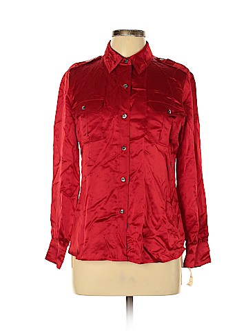 Talbots Long Sleeve Silk Top (view 1)