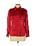 Talbots 100% Silk Red Long Sleeve Silk Top Size 12 (petite) - photo 1