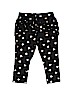 Cat & Jack 100% Cotton Hearts Black Casual Pants 9-12 MO / 12 MO - photo 2