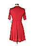 Zara 100% Polyester Red Casual Dress Size L - photo 2
