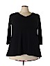 Le Lis Black 3/4 Sleeve Top Size 3X - photo 1
