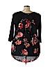 Le Lis Black 3/4 Sleeve Top Size 3X - photo 2