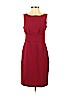 Banana Republic 100% Polyester Burgundy Cocktail Dress Size 0 (petite) - photo 1