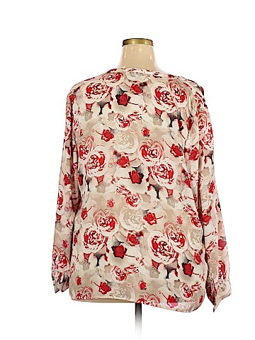 Tahari by ASL Long Sleeve Blouse (view 2)