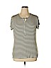 Pure & Good Green Short Sleeve Henley Size XL - photo 1