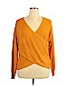 Just Fab Yellow Long Sleeve Top Size XL - photo 1