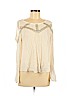 Rewind 100% Rayon Ivory Long Sleeve Top Size L - photo 1