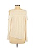 Rewind 100% Rayon Ivory Long Sleeve Top Size L - photo 2
