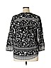 Lucky Brand 100% Cotton Black 3/4 Sleeve Top Size XL - photo 2