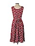 Talbots 100% Viscose Red Casual Dress Size 12 (petite) - photo 2