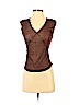 Marc by Marc Jacobs 100% Silk Brown Sleeveless Silk Top Size S - photo 1