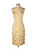 Nicole Miller 100% Polyester Tan Cocktail Dress Size 2 - photo 1