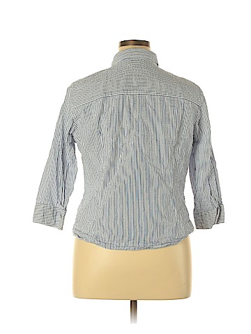 L.L.Bean 3/4 Sleeve Button-Down Shirt (view 2)