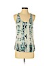 Parker 100% Polyester Teal Sleeveless Blouse Size XS - photo 1