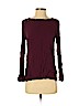 Skies Are Blue Burgundy Long Sleeve Blouse Size S - photo 1