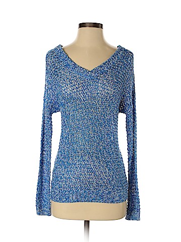 Aqua Pullover Sweater (view 1)