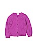 Crewcuts Outlet 100% Cotton Purple Cardigan Size 4 - 5 - photo 1