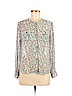 Liz Claiborne 100% Polyester Blue Long Sleeve Blouse Size M (petite) - photo 1