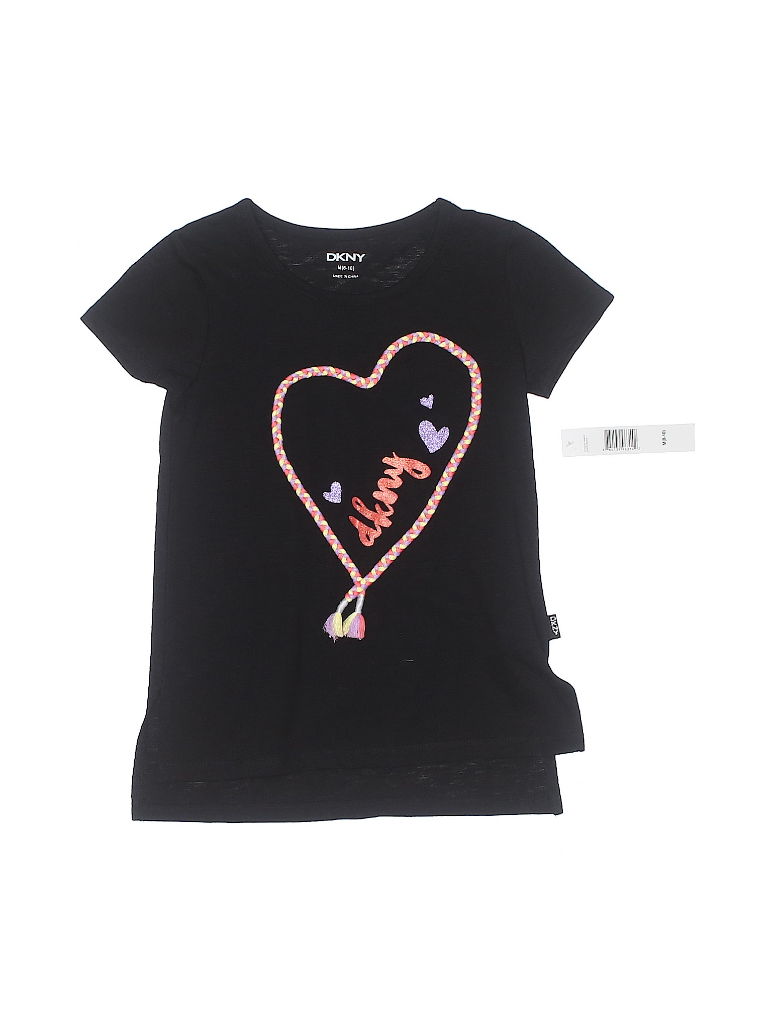 NEW DKNY Girl/'s Short Sleeve T-Shirt Dress